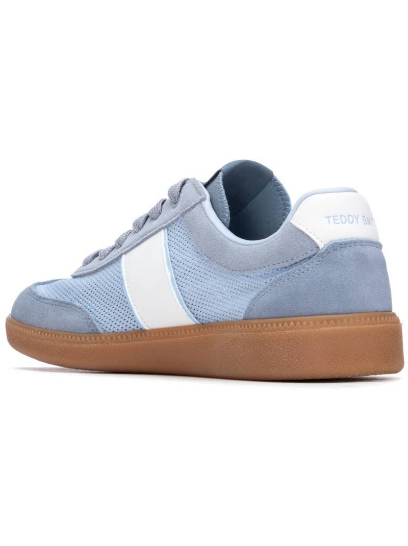 Baskets à lacets pour femme Bleu - Kiabi