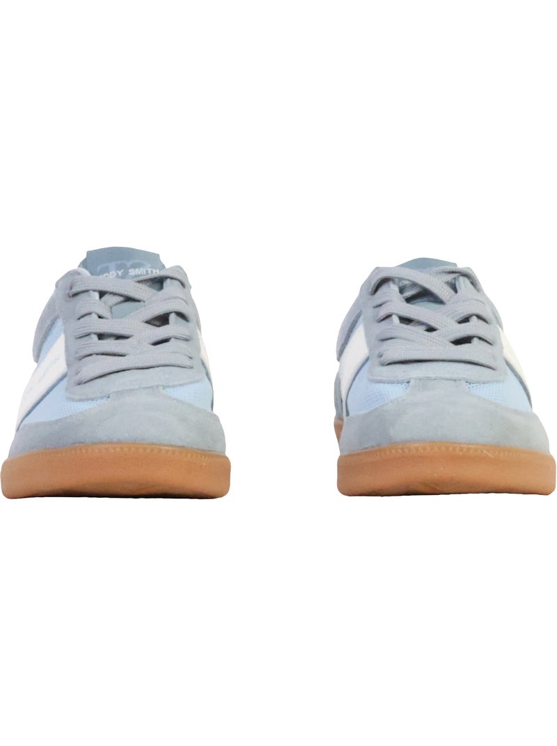 Baskets à lacets pour femme Bleu - Kiabi