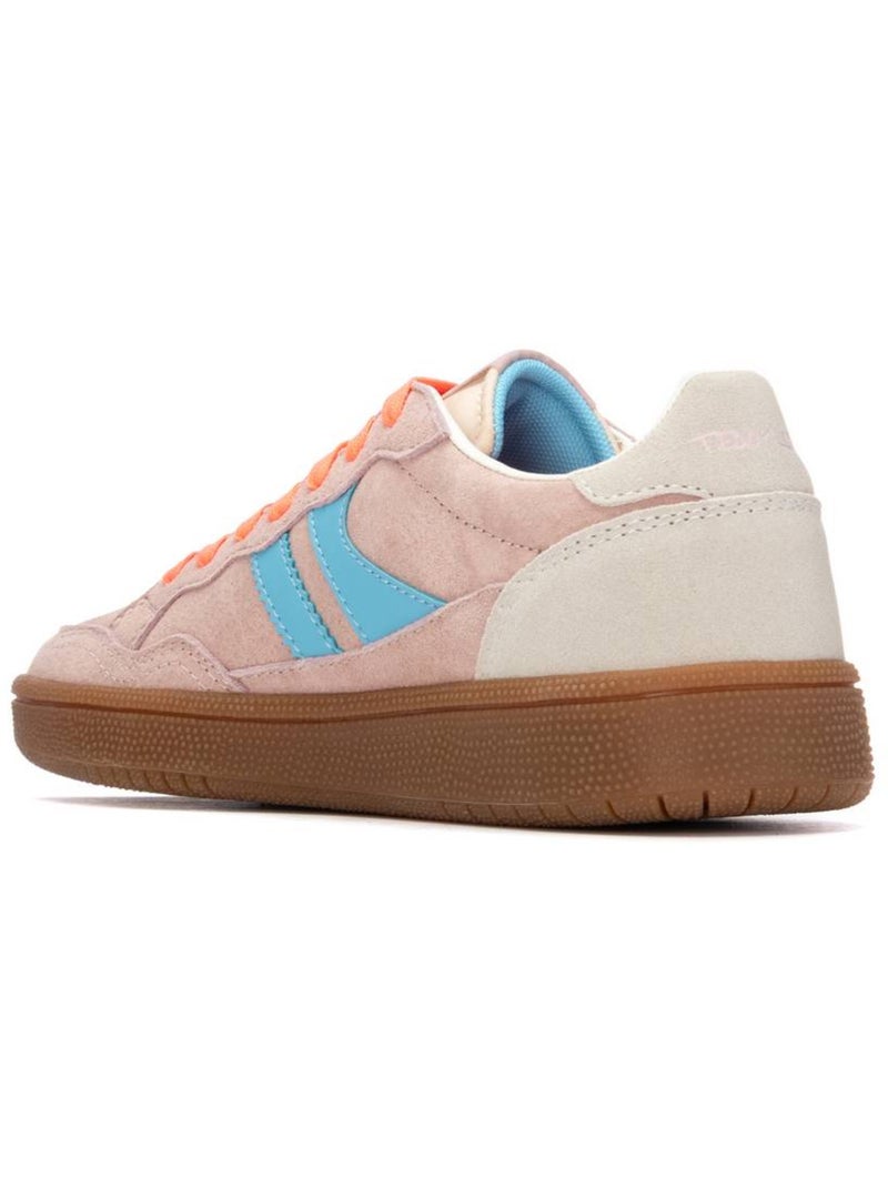 Baskets à lacets pour femme Crème - Kiabi