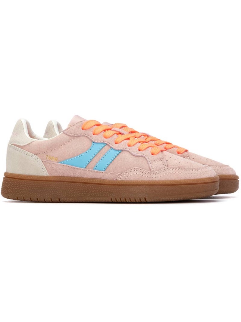 Baskets à lacets pour femme Crème - Kiabi