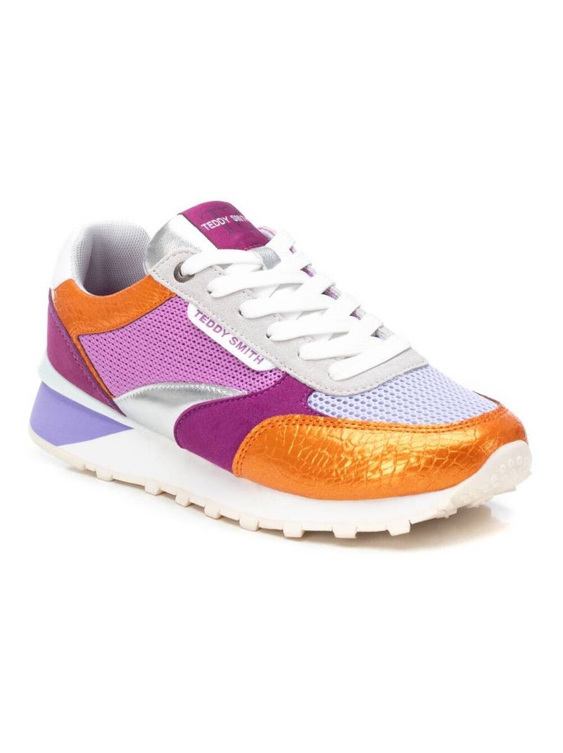 Baskets à lacets pour femme Mauve lilas - Kiabi