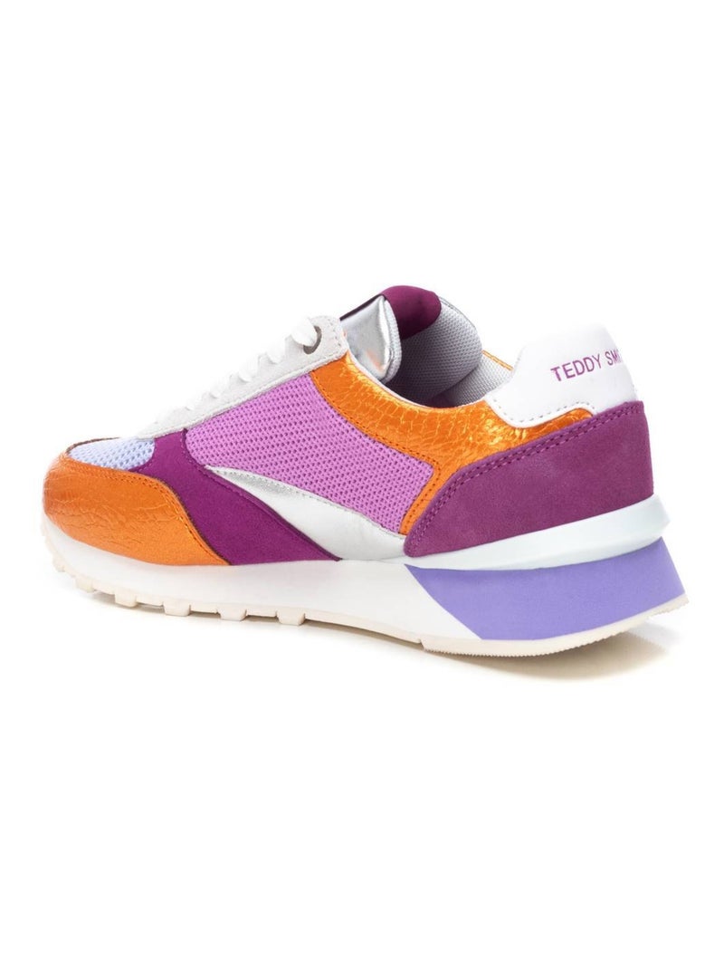 Baskets à lacets pour femme Mauve lilas - Kiabi