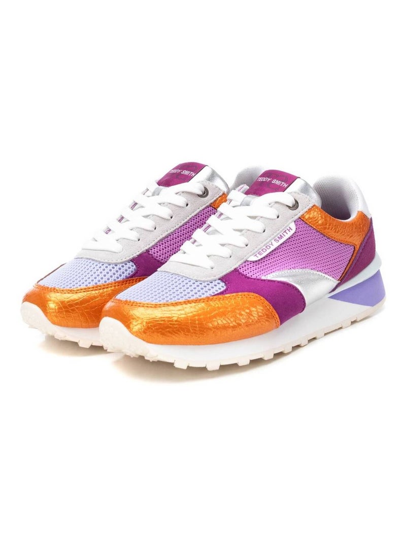Baskets à lacets pour femme Mauve lilas - Kiabi