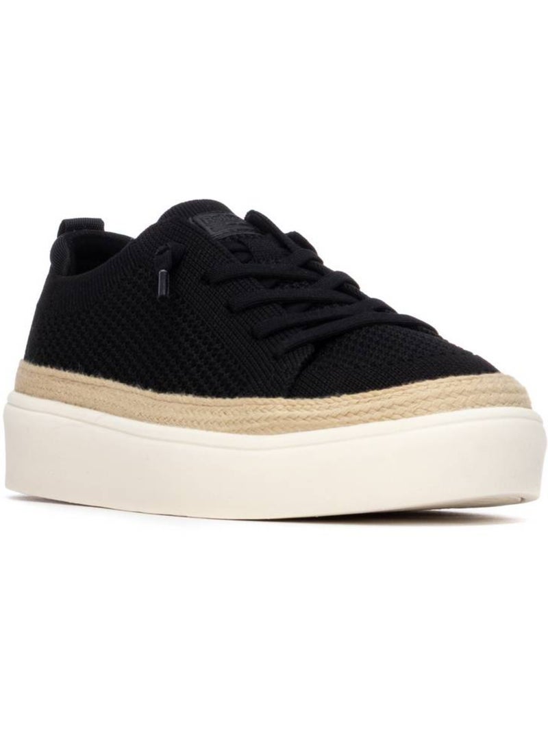 Baskets à lacets pour femme Noir - Kiabi