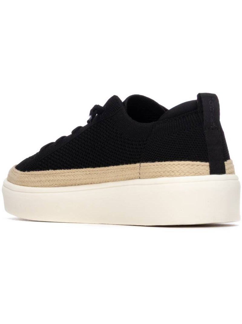 Baskets à lacets pour femme Noir - Kiabi