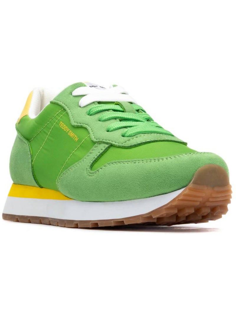 Baskets à lacets pour femme Vert - Kiabi