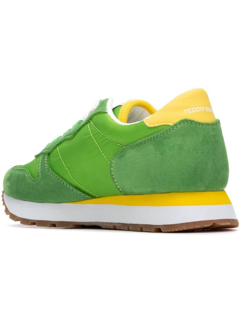 Baskets à lacets pour femme Vert - Kiabi