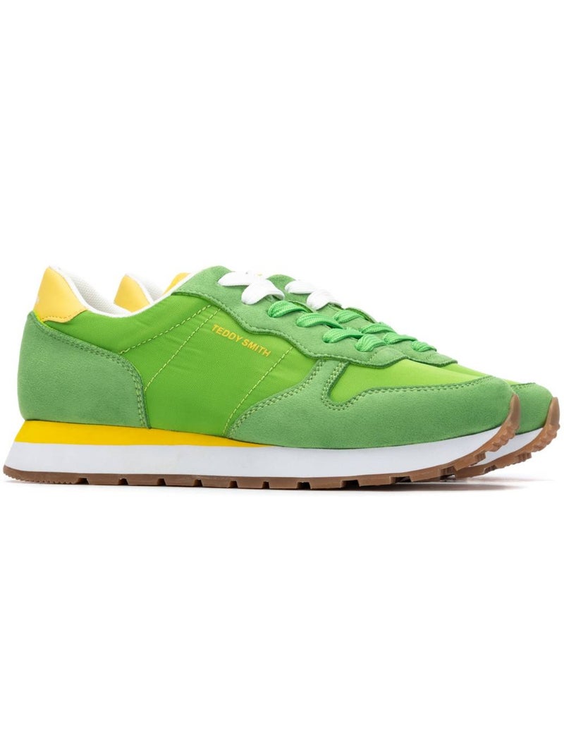 Baskets à lacets pour femme Vert - Kiabi