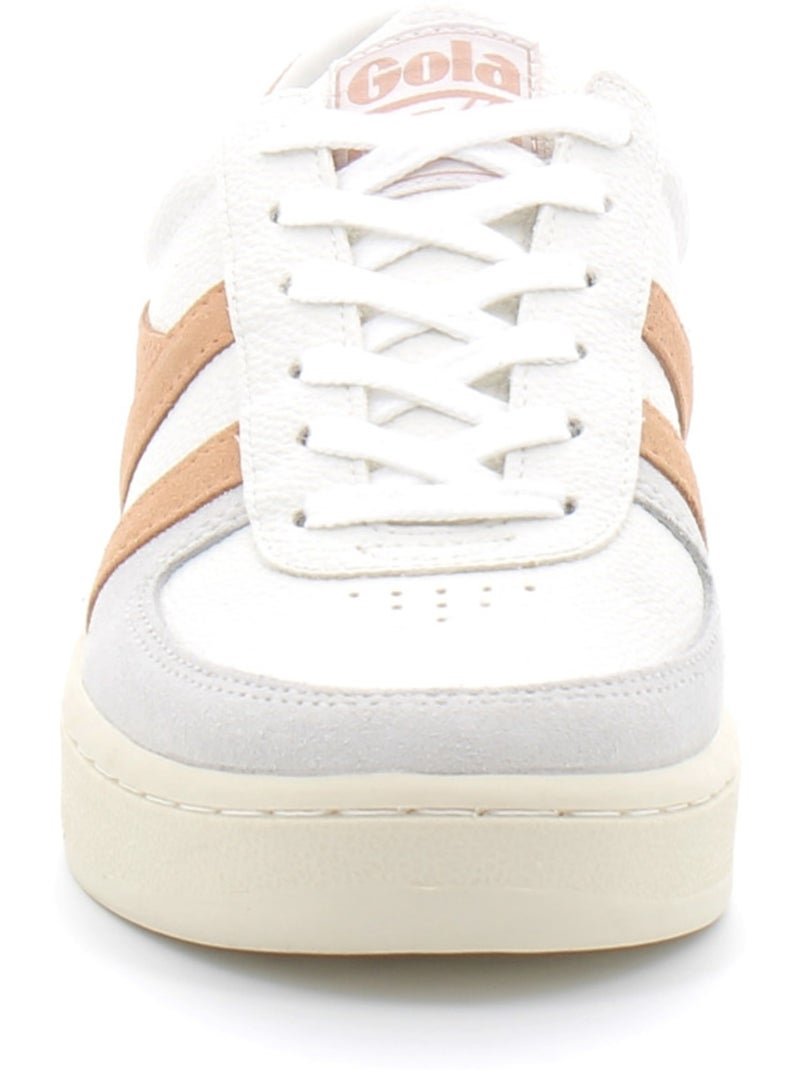 Baskets à Lacets Pour Femmes Grandslam Blanc - Kiabi