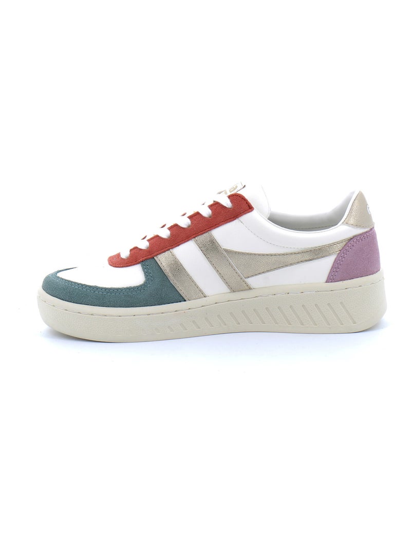 Baskets à Lacets Pour Femmes Grandslam Bleu - Kiabi