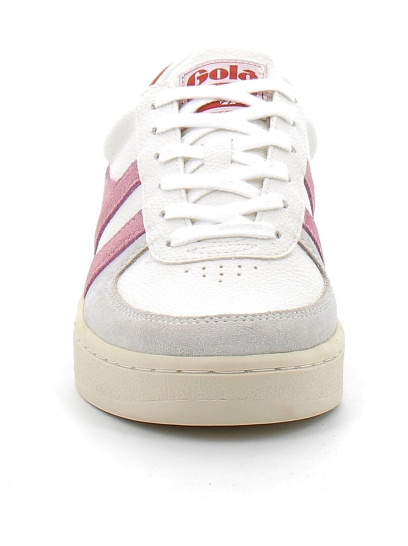 Baskets à Lacets Pour Femmes Grandslam Violet - Kiabi