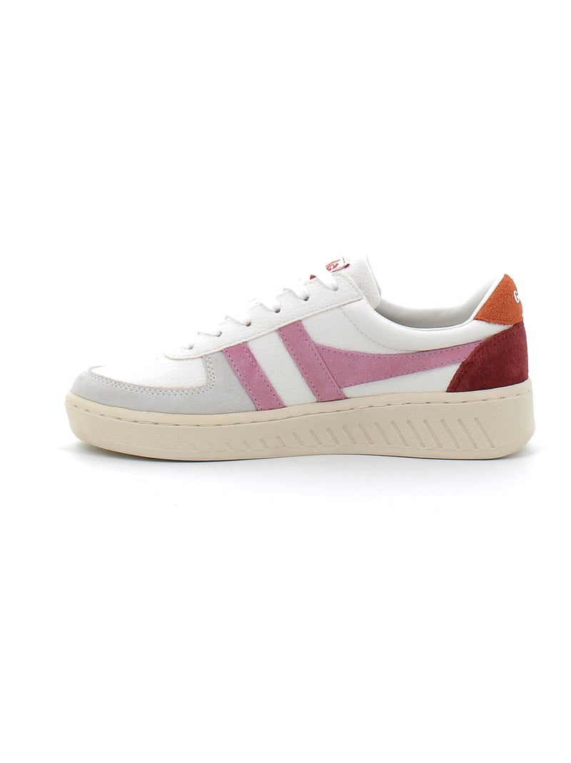 Baskets à Lacets Pour Femmes Grandslam Violet - Kiabi