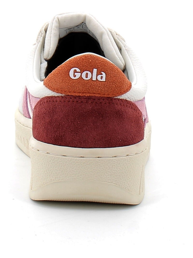 Baskets à Lacets Pour Femmes Grandslam Violet - Kiabi
