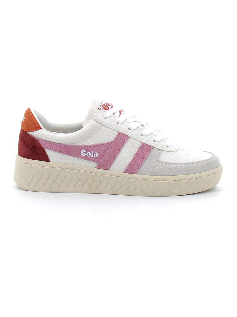 Baskets à Lacets Pour Femmes Grandslam Violet - Kiabi
