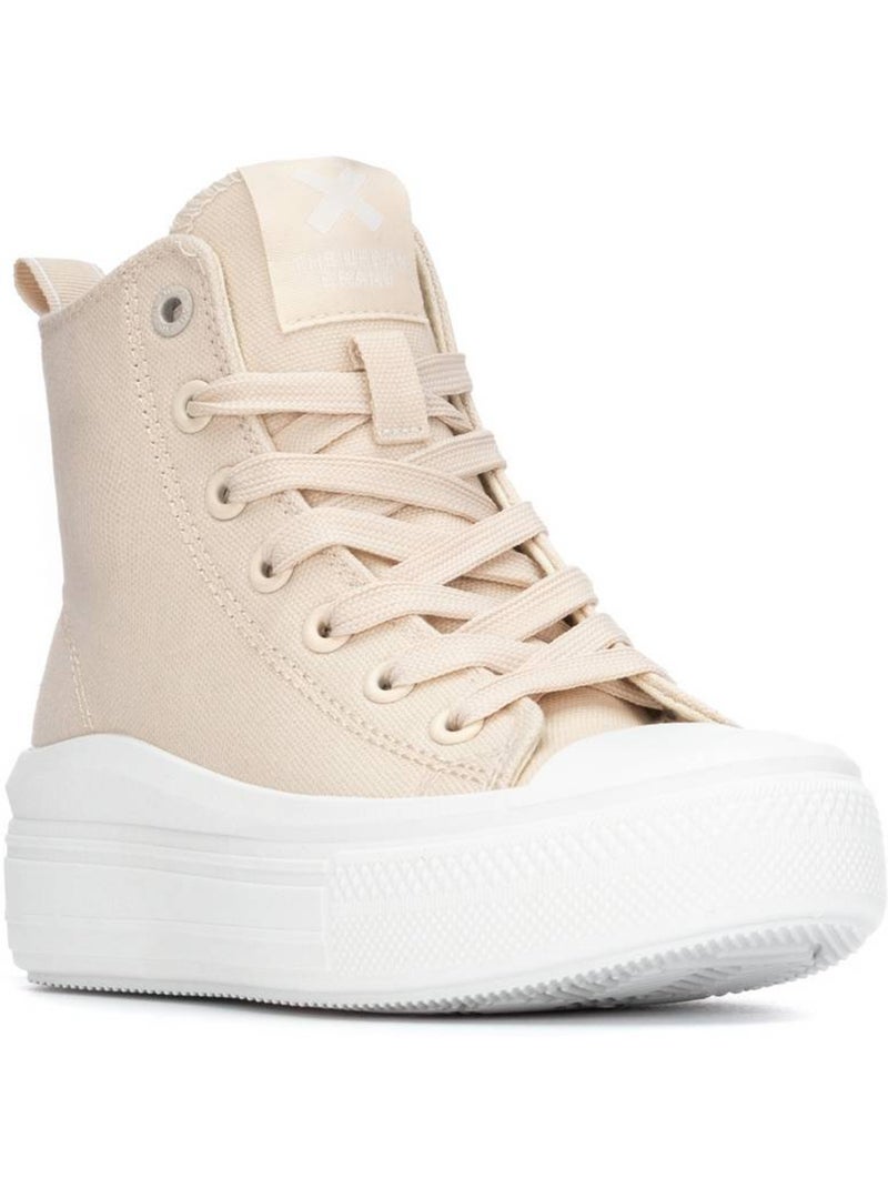 Baskets à lacets pour fille Beige - Kiabi