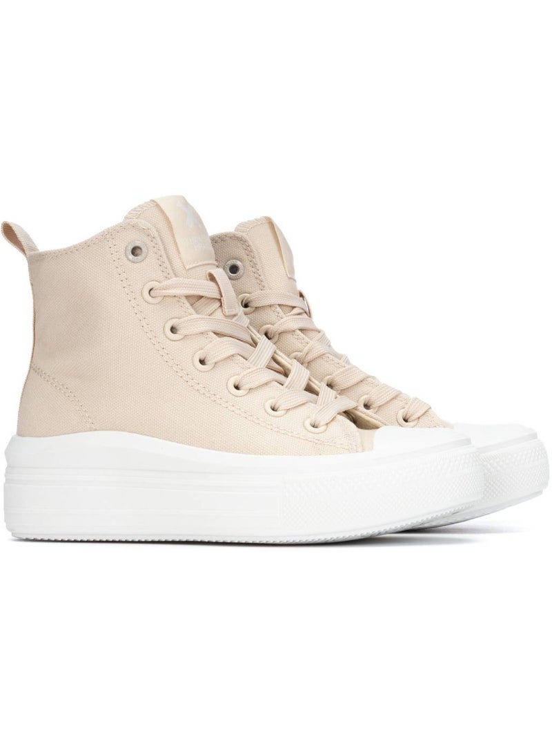 Baskets à lacets pour fille Beige - Kiabi