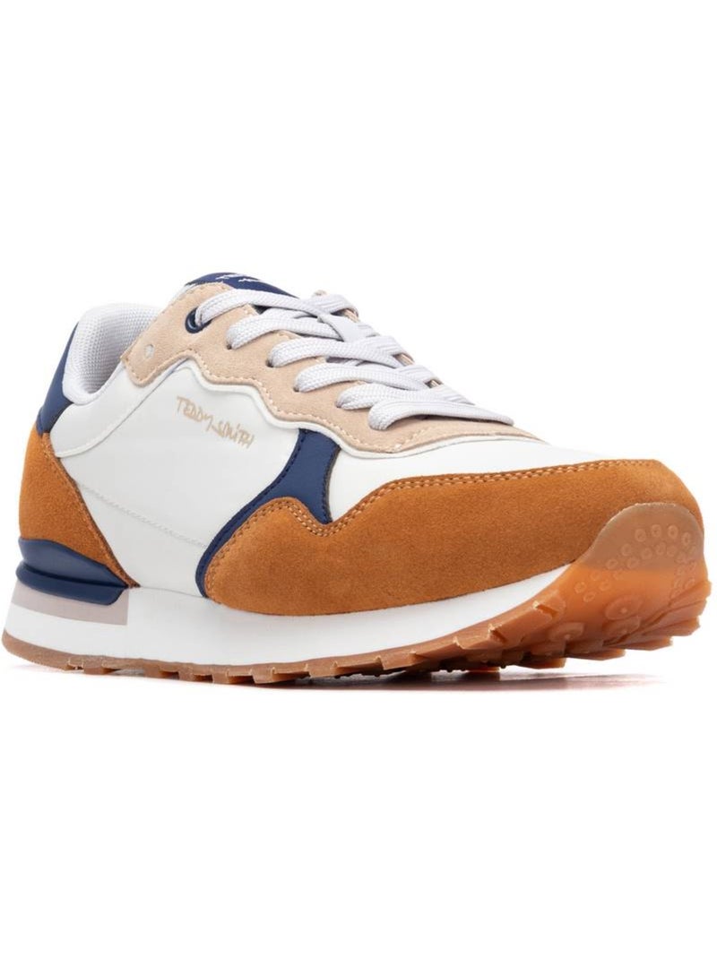 Baskets à lacets pour homme Beige - Kiabi