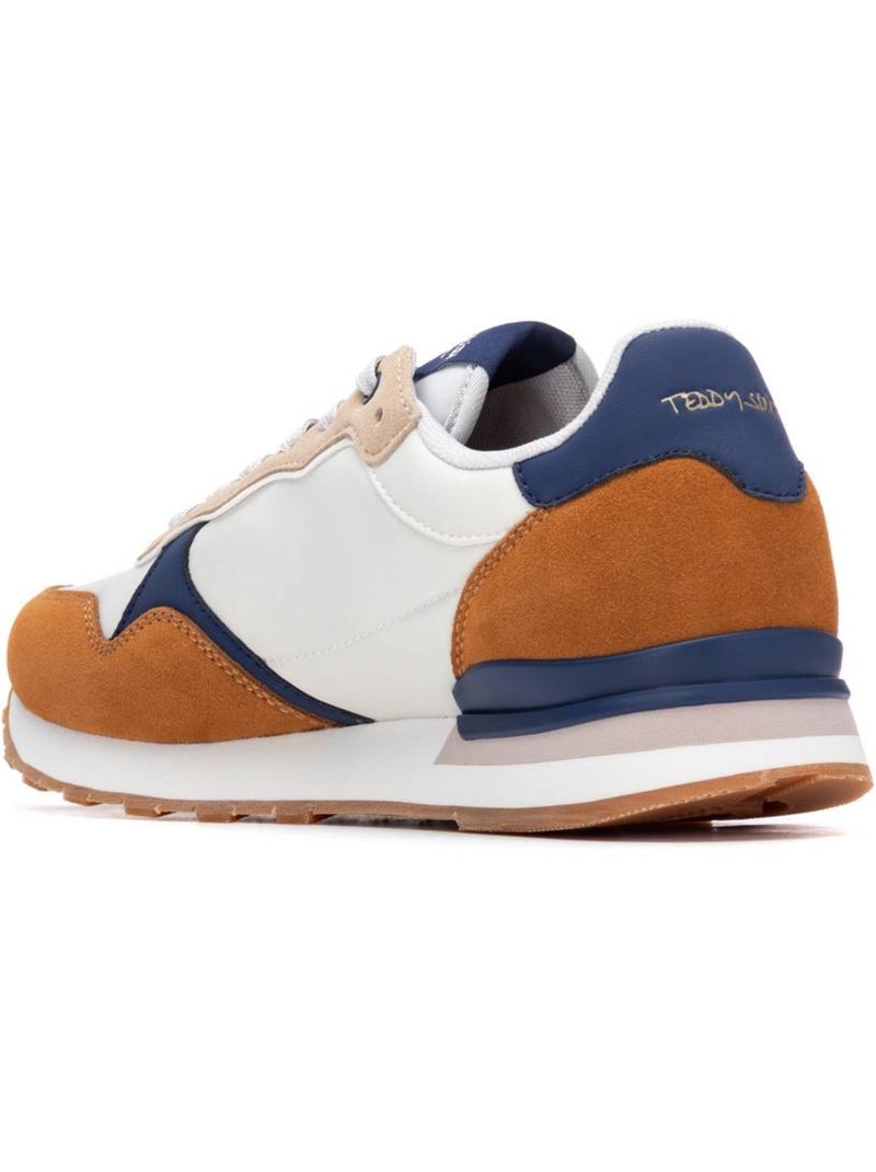 Baskets à lacets pour homme Beige - Kiabi