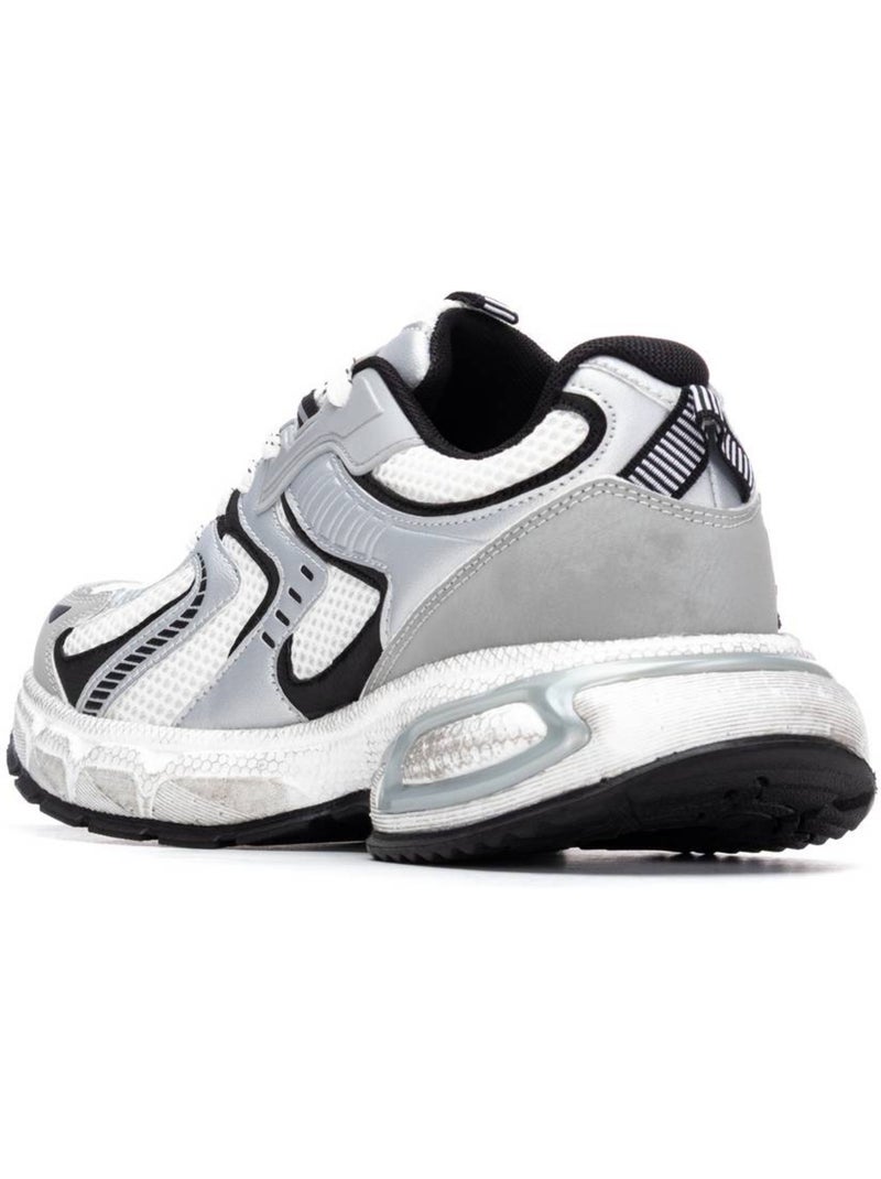 Baskets à lacets pour homme Blanc - Kiabi