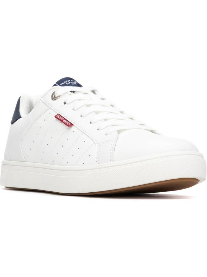Baskets à lacets pour homme Blanc - Kiabi