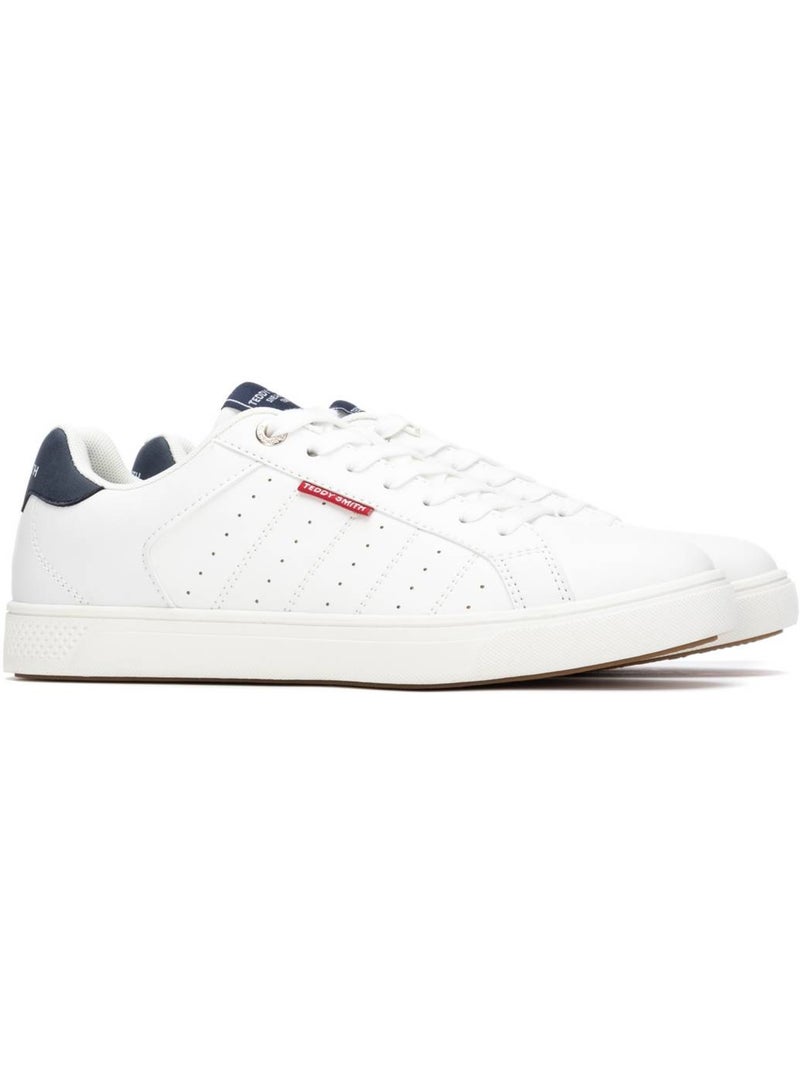 Baskets à lacets pour homme Blanc - Kiabi