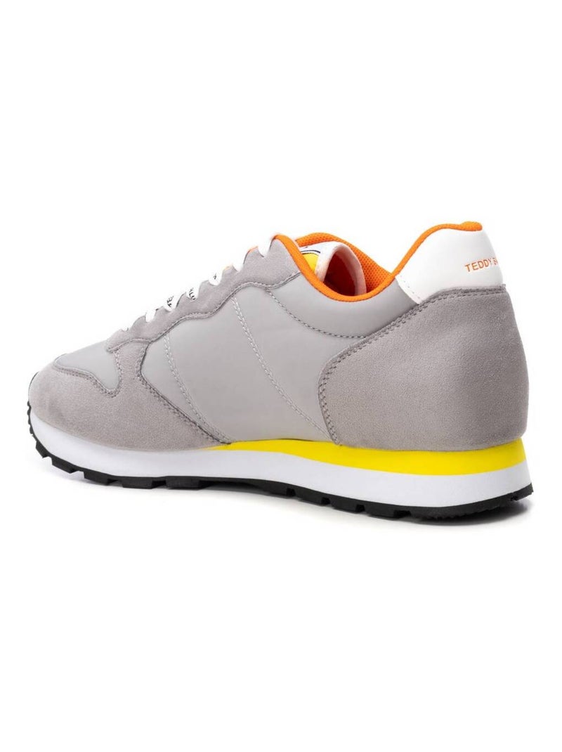Baskets à lacets pour homme Gris - Kiabi