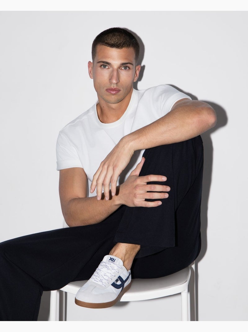 Baskets à lacets pour homme Gris - Kiabi