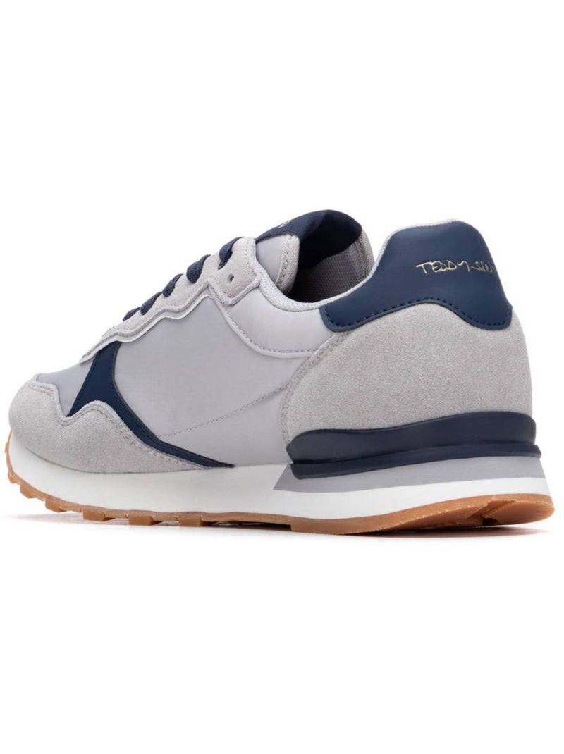 Baskets à lacets pour homme Gris - Kiabi