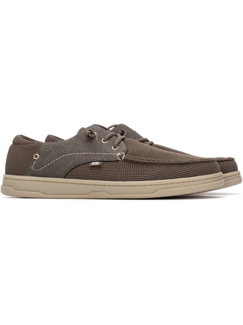 Baskets à lacets pour homme Kaki - Kiabi