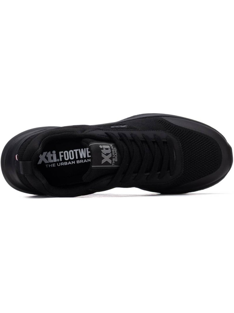 Baskets à lacets pour homme Noir - Kiabi