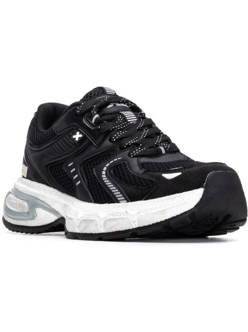 Baskets à lacets pour homme Noir - Kiabi