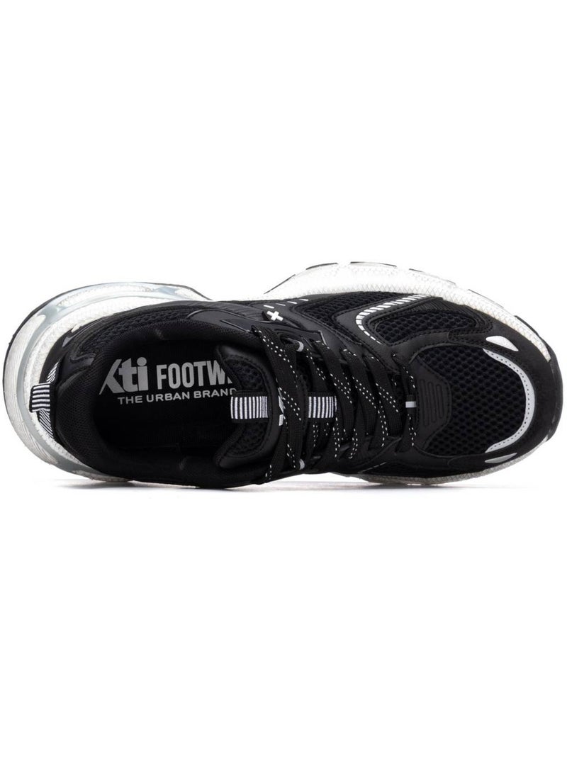Baskets à lacets pour homme Noir - Kiabi