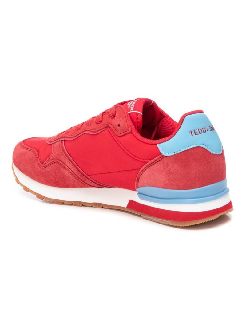 Baskets à lacets pour homme Rouge - Kiabi