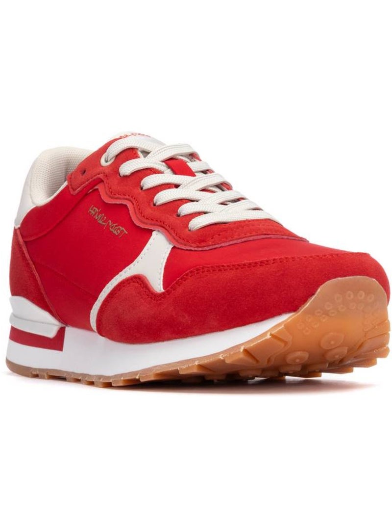 Baskets à lacets pour homme Rouge - Kiabi