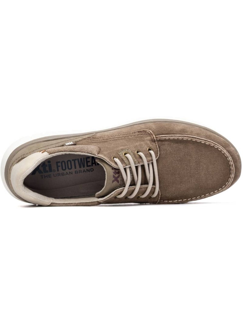 Baskets à lacets pour homme Taupe - Kiabi