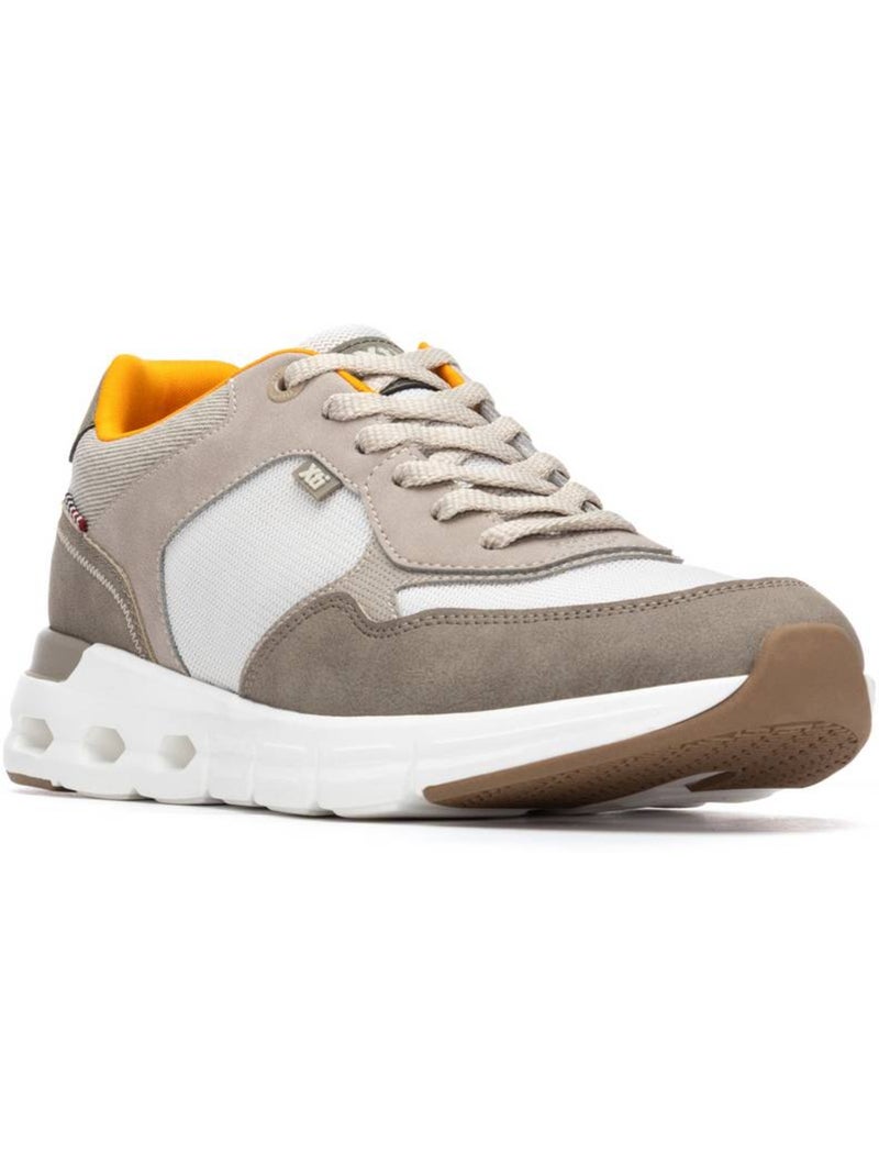 Baskets à lacets pour homme Taupe - Kiabi