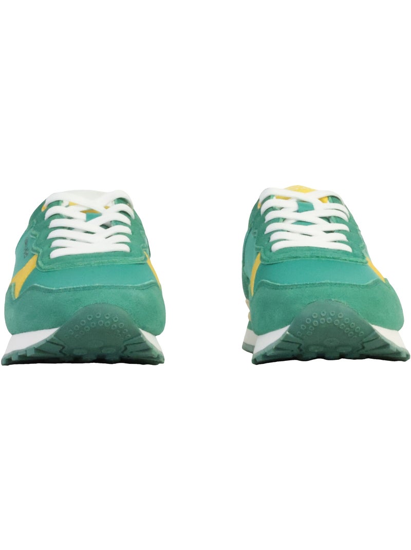 Baskets à lacets pour homme Vert - Kiabi