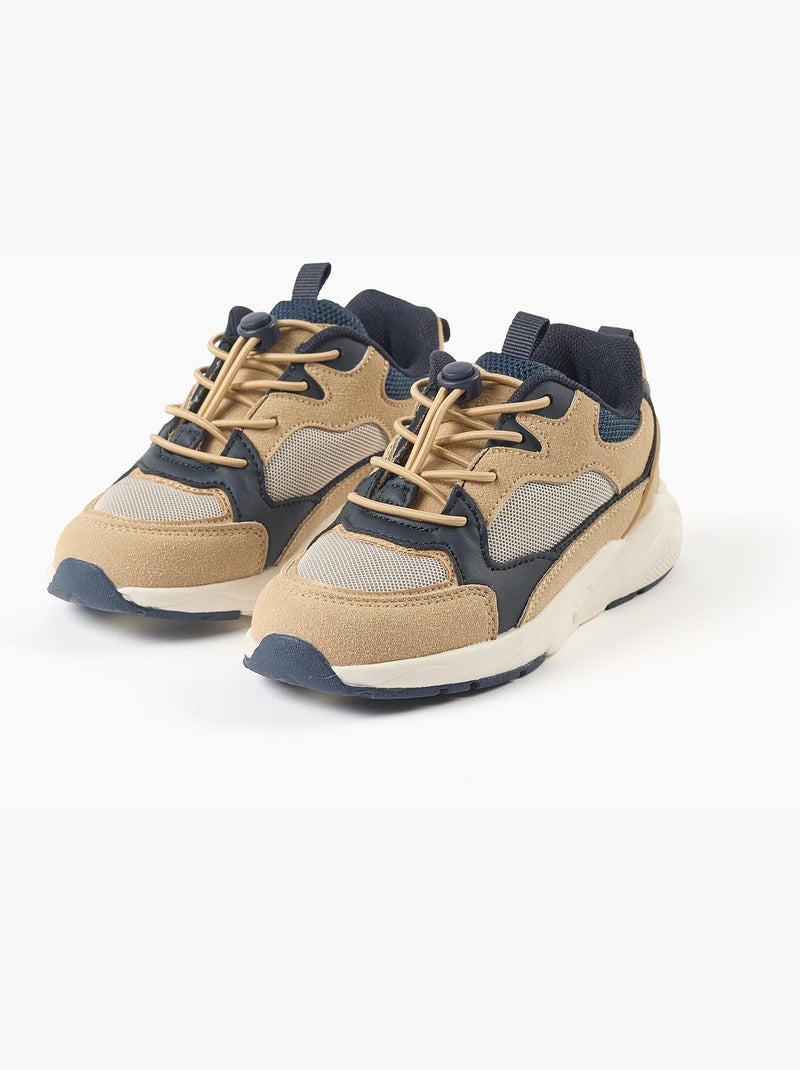 Baskets à lacets réglables Superlight Runner Beige - Kiabi