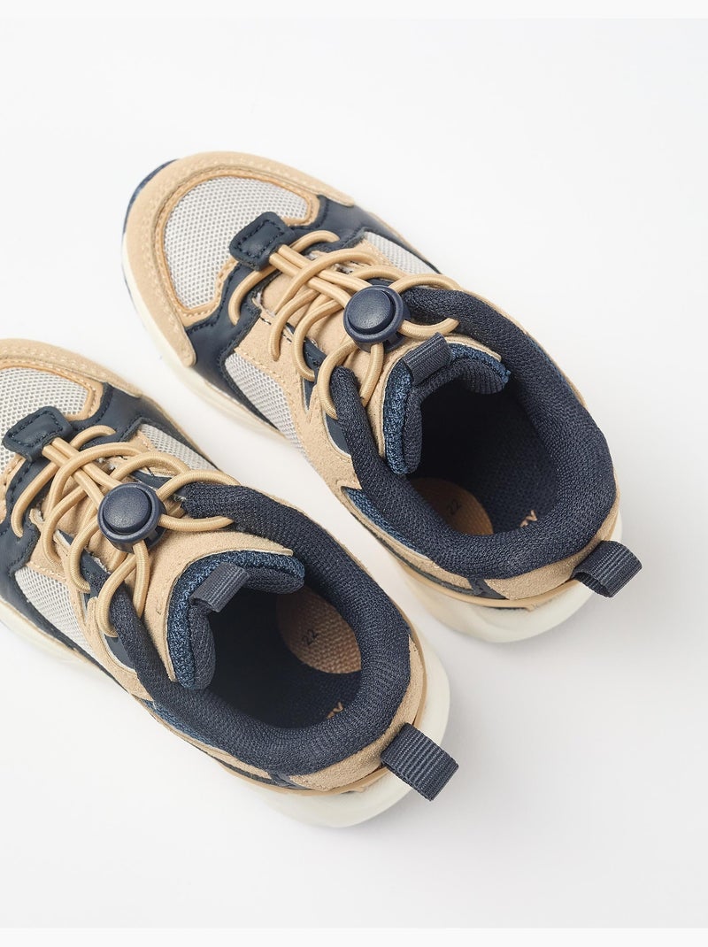 Baskets à lacets réglables Superlight Runner Bleu Bleu - Kiabi