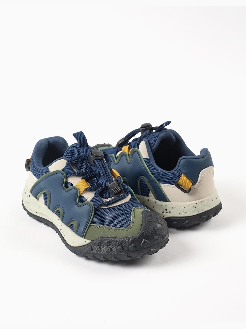 Baskets à lacets réglables Superlight Runner Bleu foncé - Kiabi