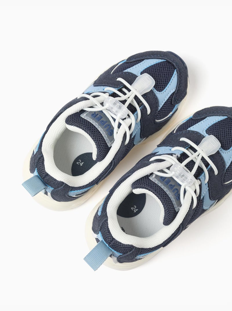 Baskets à lacets réglables Superlight Runner Bleu foncé - Kiabi