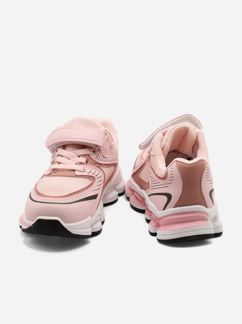 Baskets a lacets Rose - Kiabi