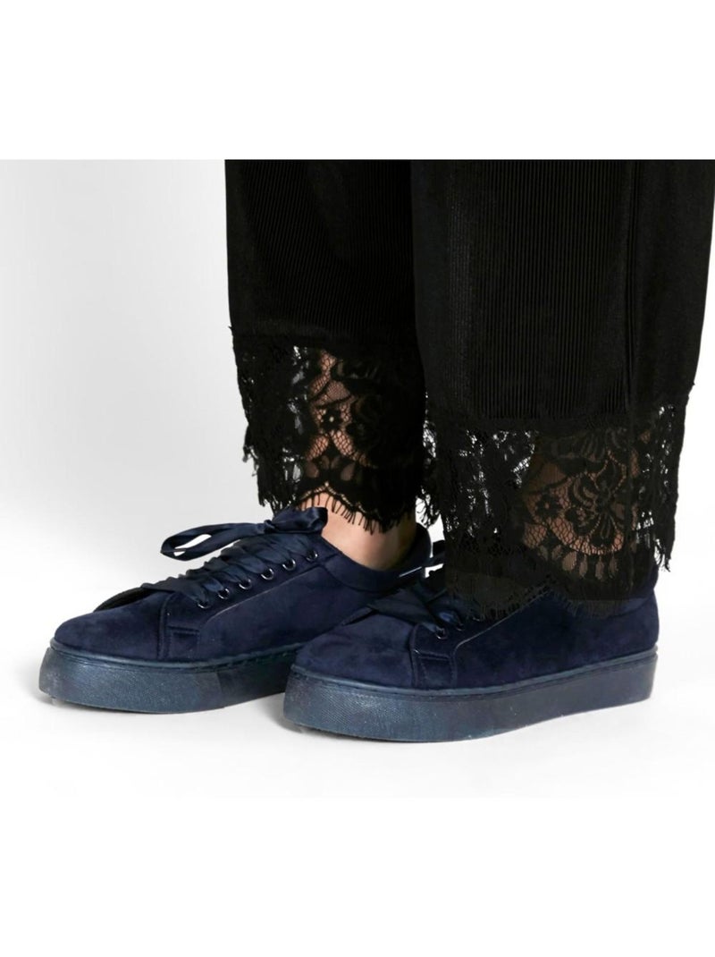 Baskets à laçets ruban Pieces Bleu Femme Kiabi - Main Image