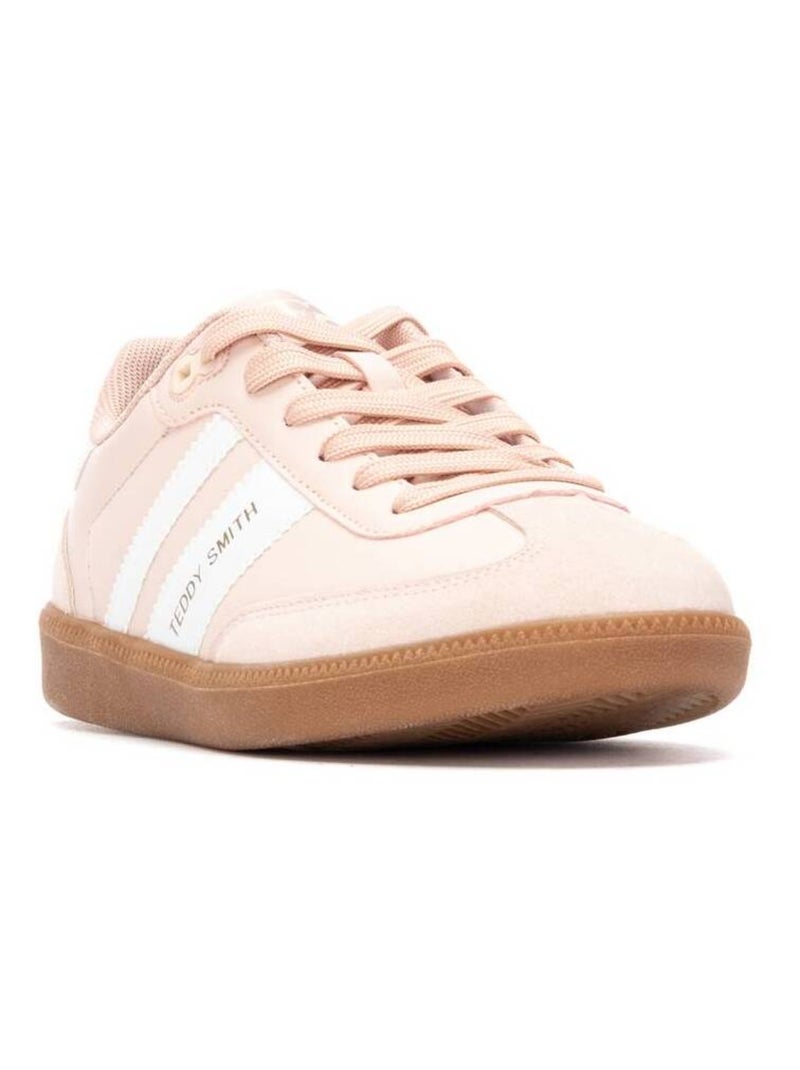 Baskets à lacets Teddy Smith Beige - Kiabi