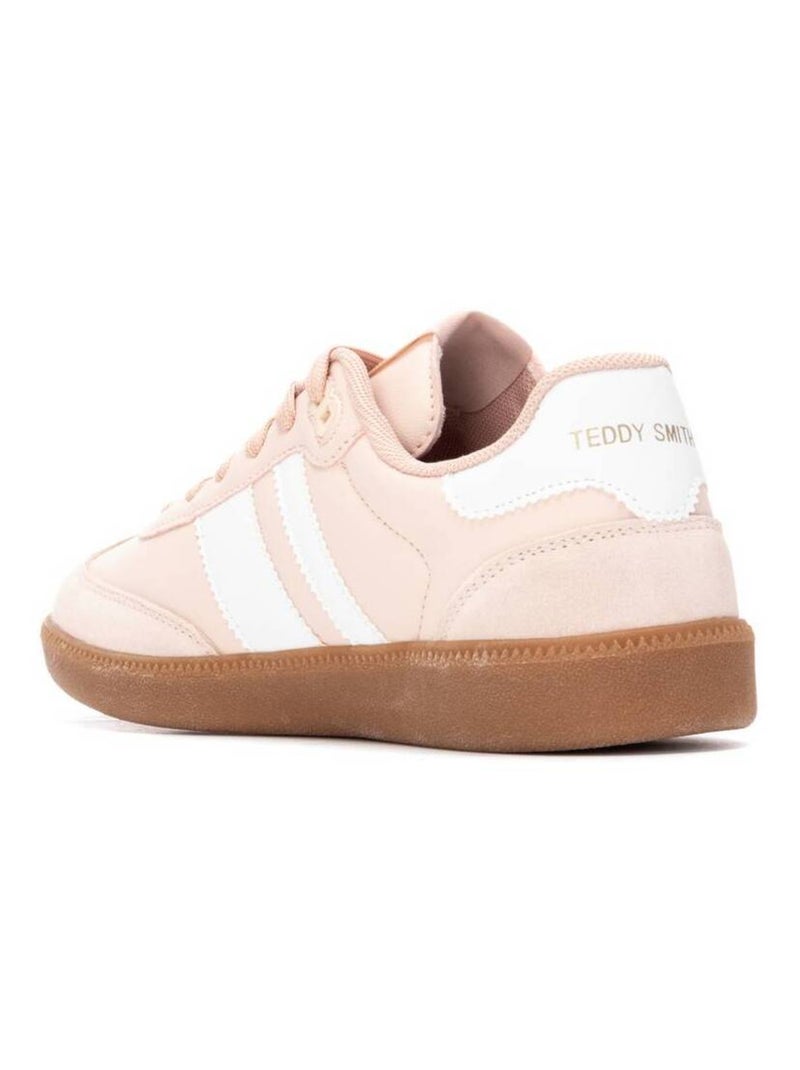 Baskets à lacets Teddy Smith Beige - Kiabi