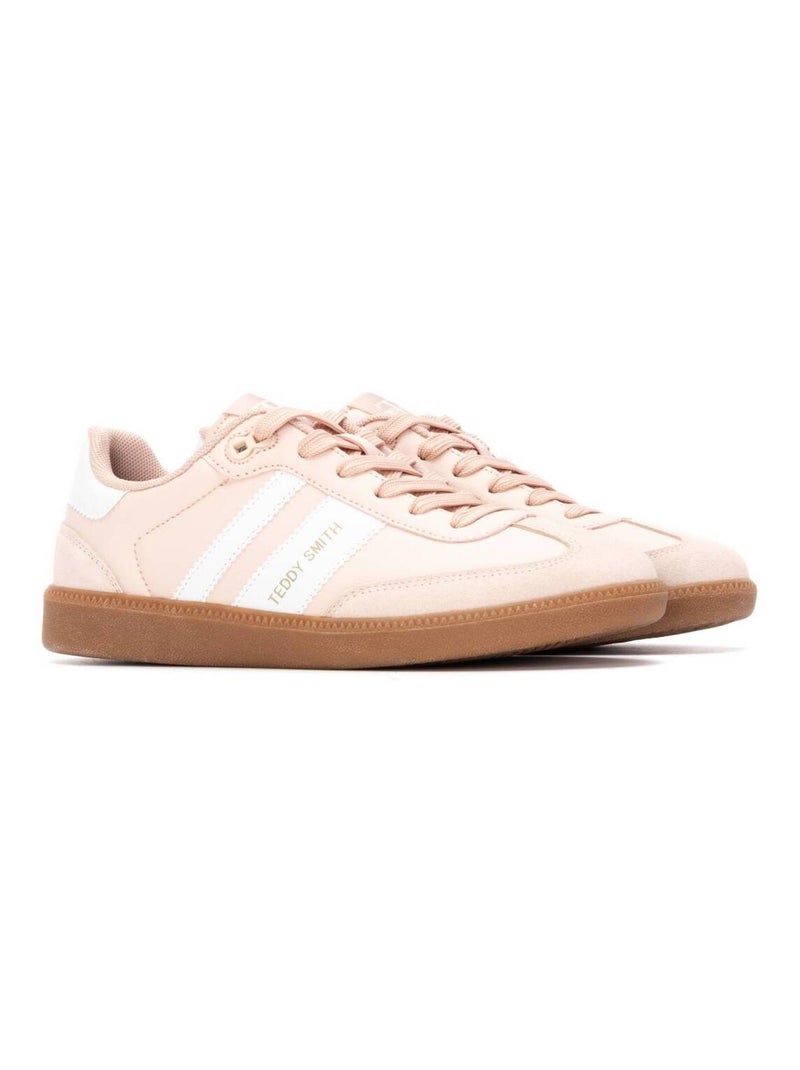 Baskets à lacets Teddy Smith Beige - Kiabi