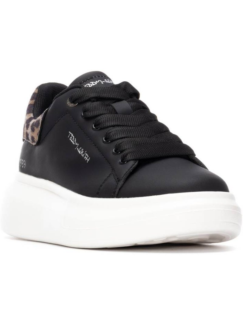 Baskets à lacets Teddy Smith Noir - Kiabi