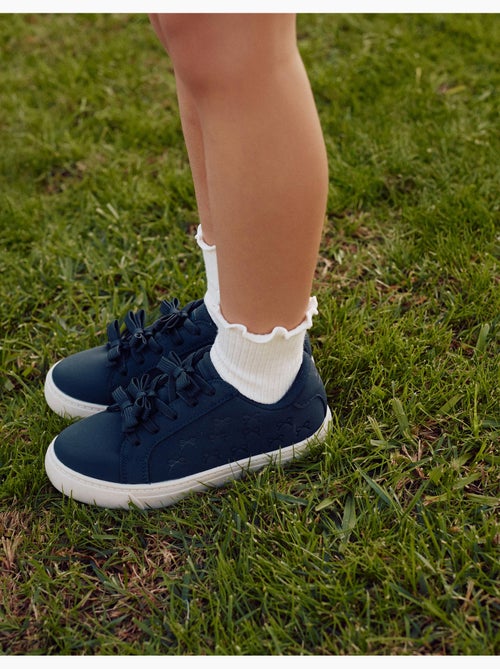 Baskets à nœuds en relief et lacets - Kiabi