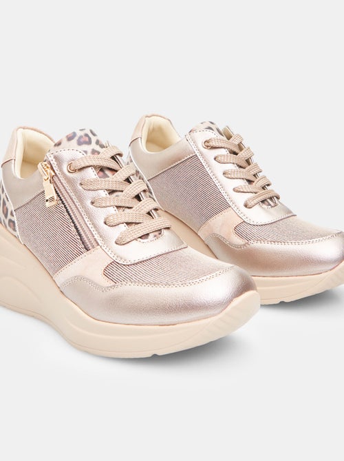 Baskets à plateforme avec fermeture éclair bata - Kiabi Baskets à plateforme avec fermeture éclair bata - Kiabi