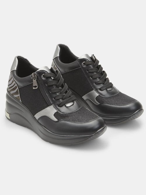 Baskets à plateforme avec fermeture éclair BATA - Kiabi